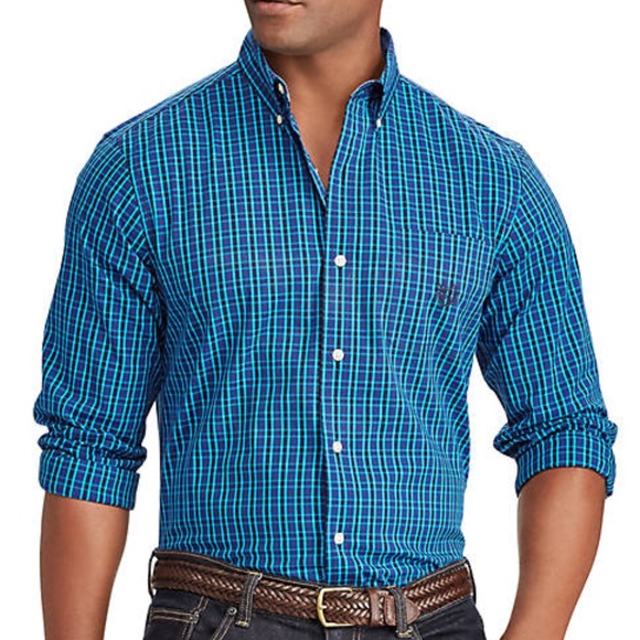 Chaps Other - NWT Chaps Plaid Easy Care Men's Shirt